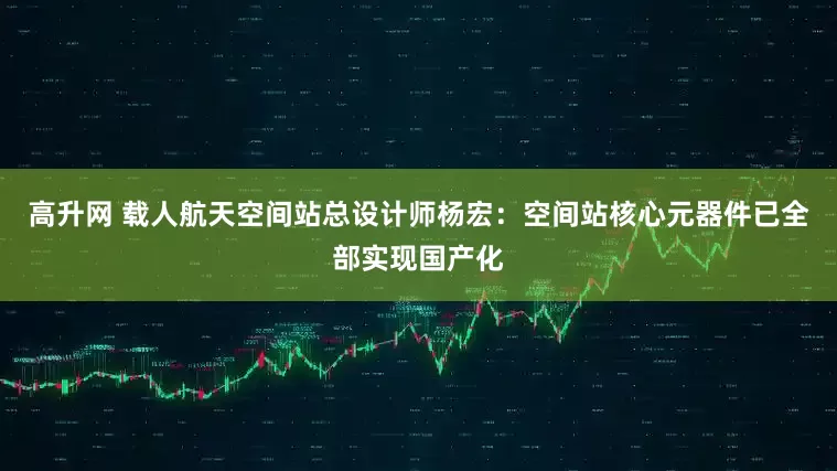高升网 载人航天空间站总设计师杨宏：空间站核心元器件已全部实现国产化