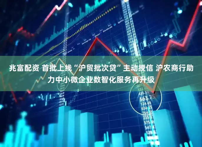 兆富配资 首批上线“沪贸批次贷”主动授信 沪农商行助力中小微企业数智化服务再升级